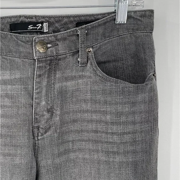 Seven7 Straight Gray Jeans - Picture 4 of 13